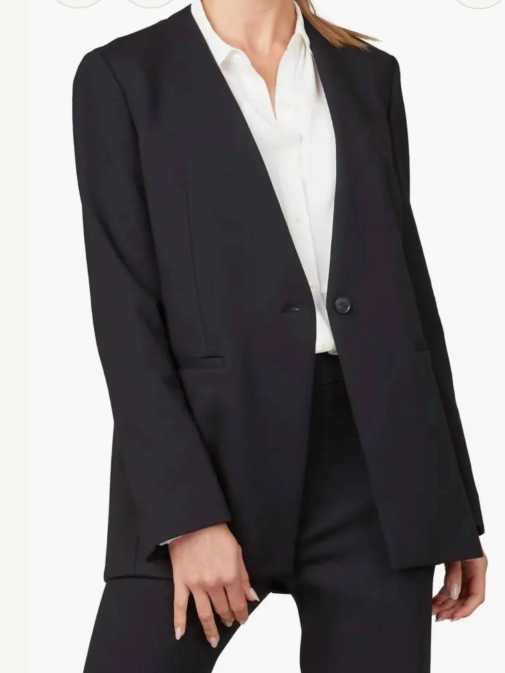 Spanx Women's Perfect Collarless Blazer In Black